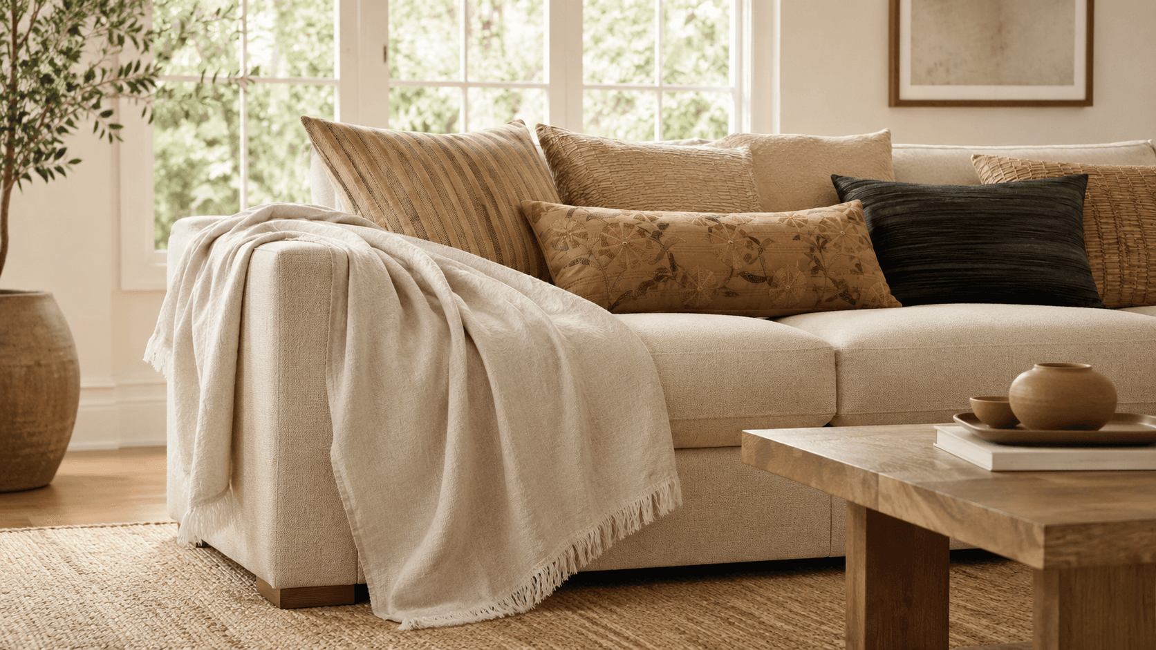 Heavyweight Linen Throw