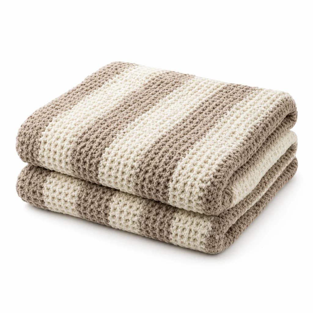 Two-tone Linen Throw