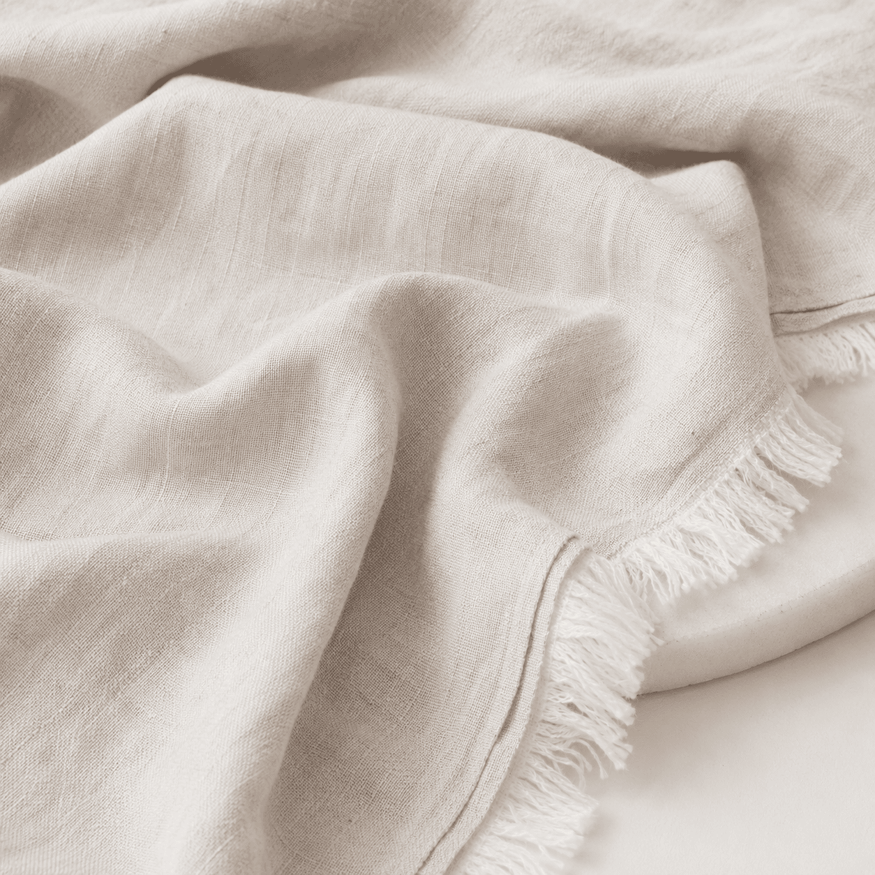 Heavyweight Linen Throw 2
