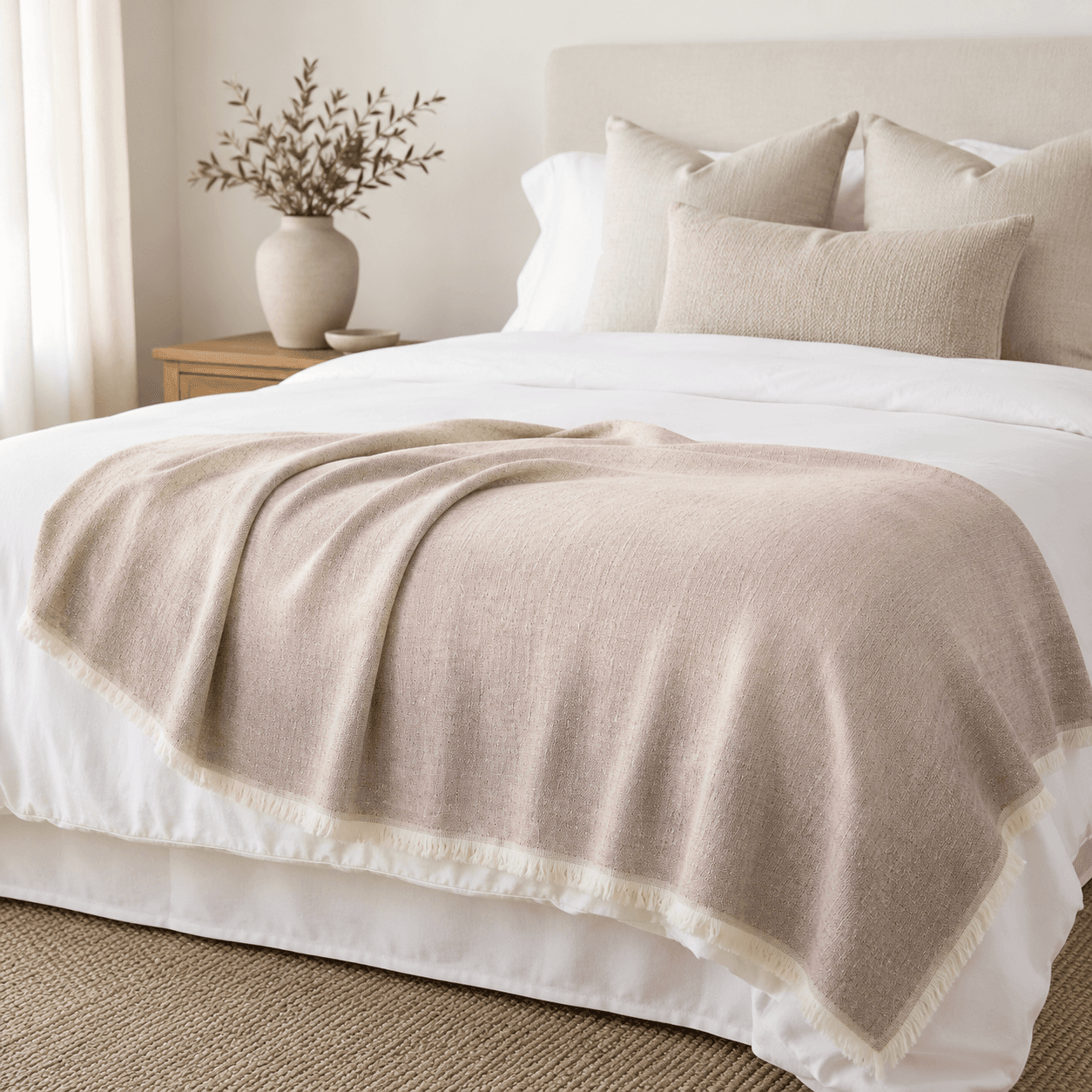 Classic Linen Throw 3