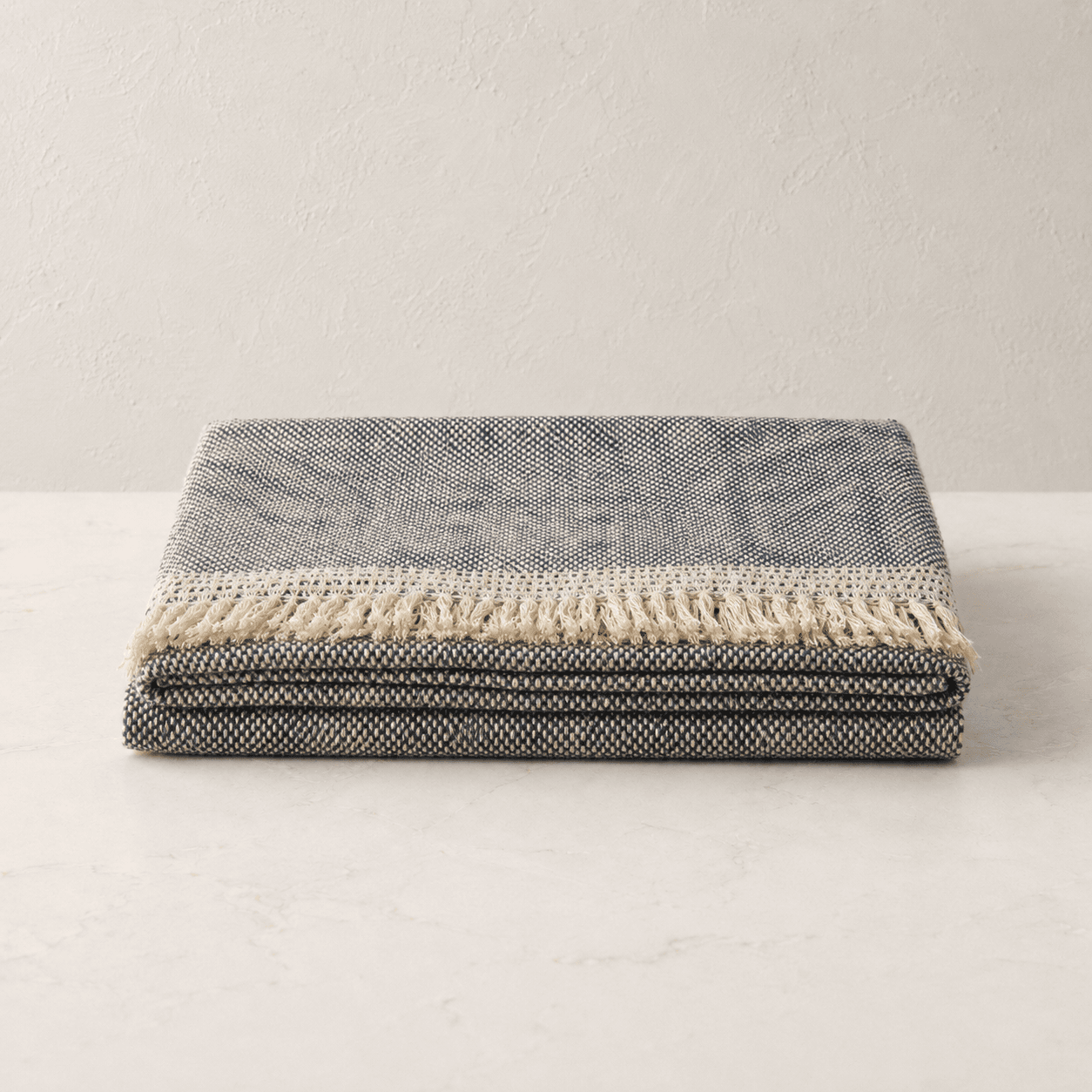 Two-tone Linen Throw 5