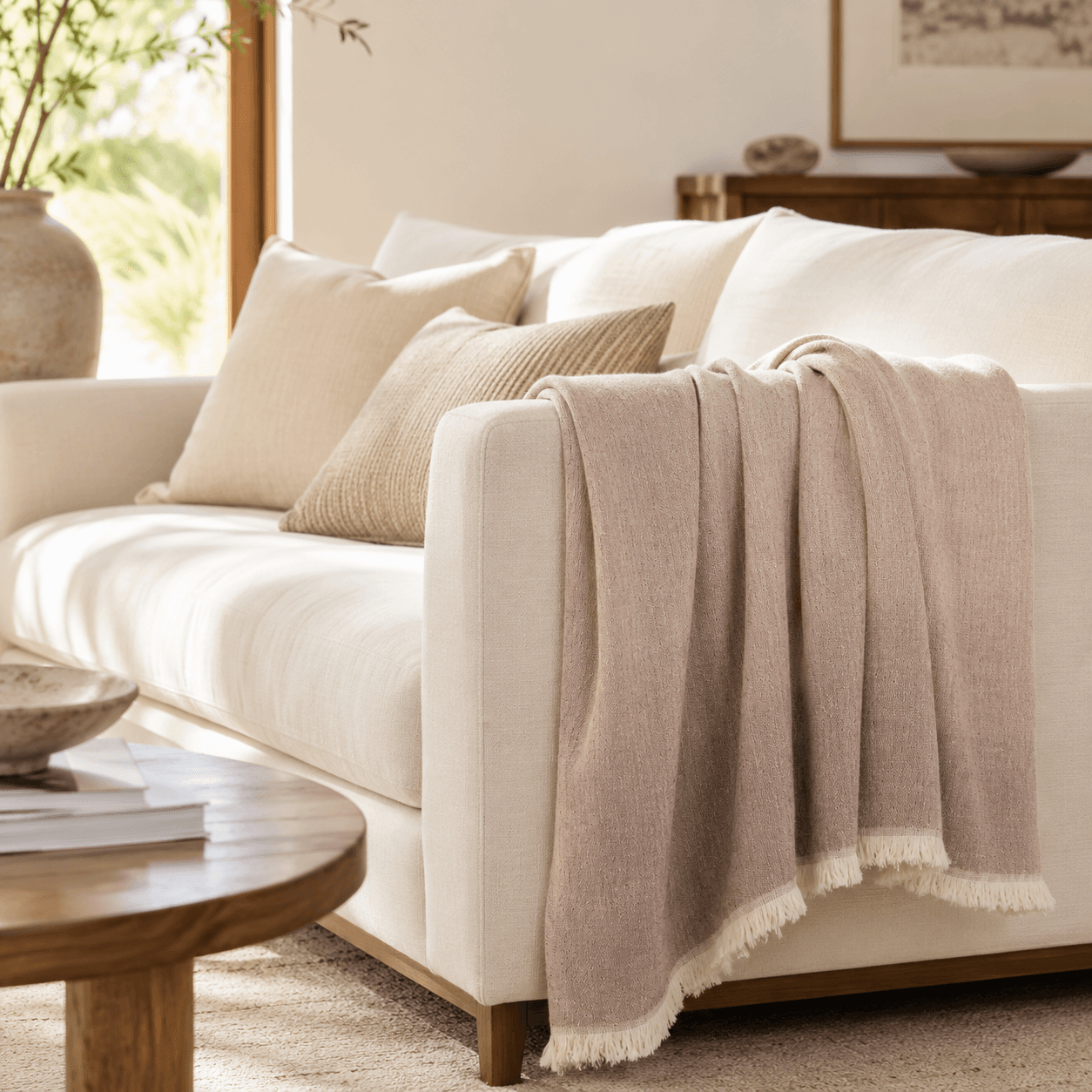 Classic Linen Throw