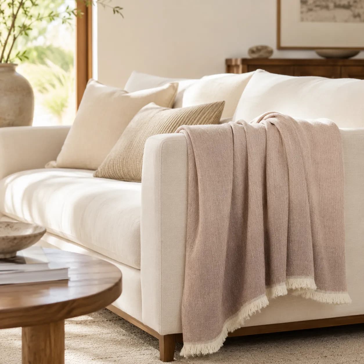 Classic Linen Throw